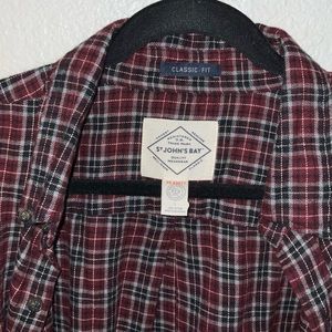 Large St John’s Bay Classic Fit Legacy Flannel